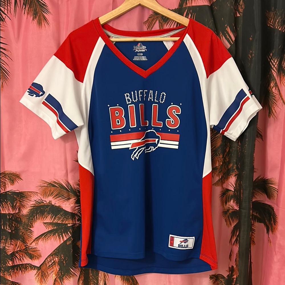 NWOT Official Buffalo Bills Fan Fashion Jersey- with bling